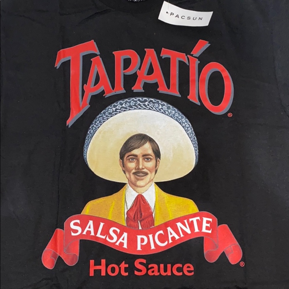 TAPATIO LOGO SALSA PICANTE HOT SAUCE T-SHIRT